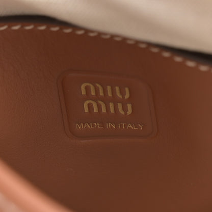 Miu Miu Nappa Mini Ivy Bag Cognac 6 of 10