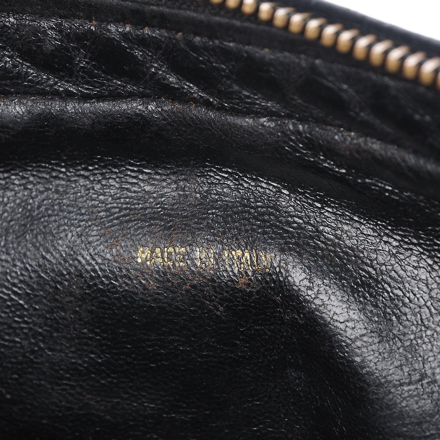 Patent Quilted Tassel Camera Case Black