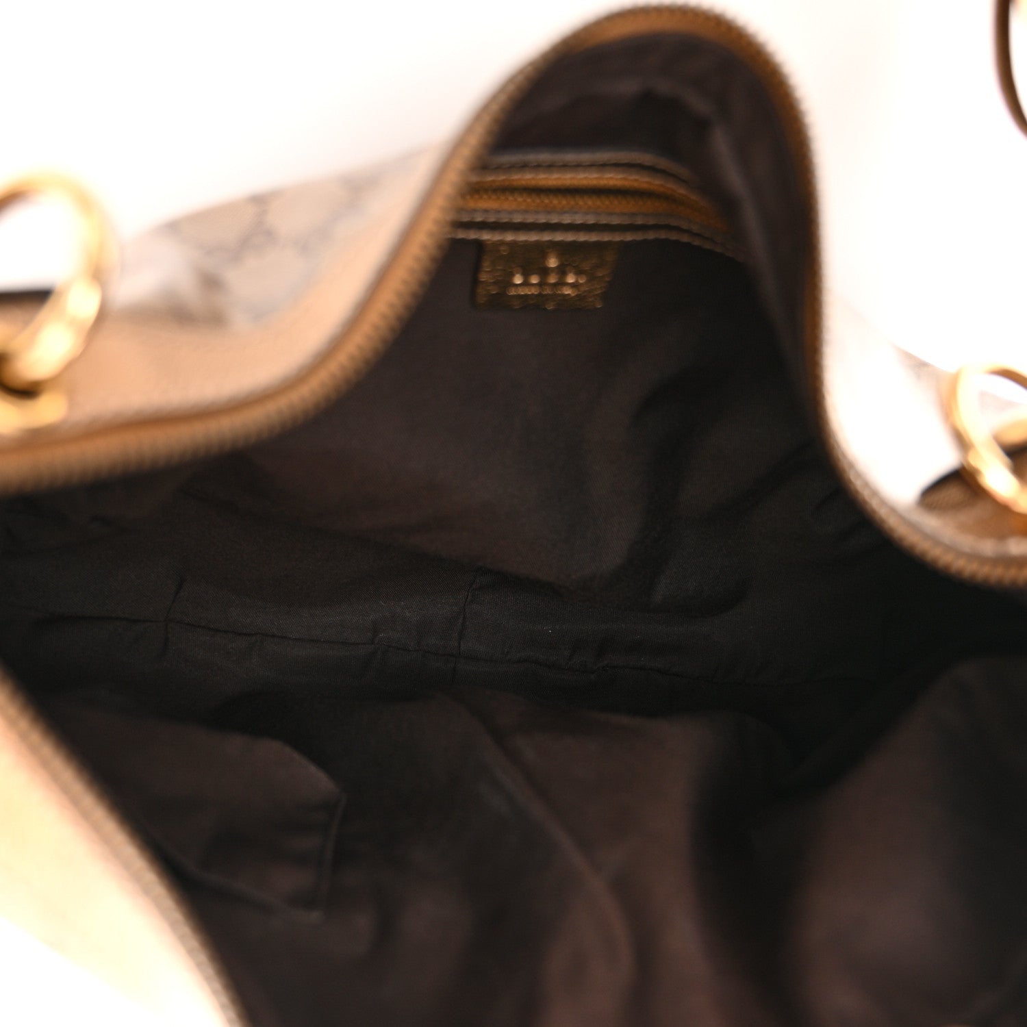 Gucci Crystal Monogram Babouska Hobo Gold 5 of 16