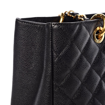 Chanel Caviar Quilted Grand Shopping Tote GST Black 11 of 11