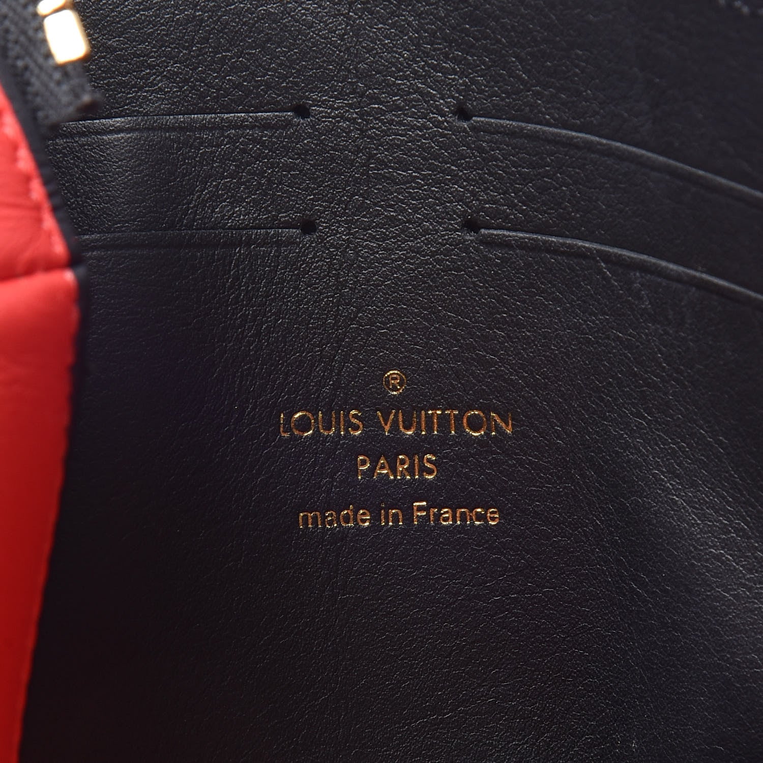 Louis Vuitton Monogram Tuileries Pochette Red 6 of 8