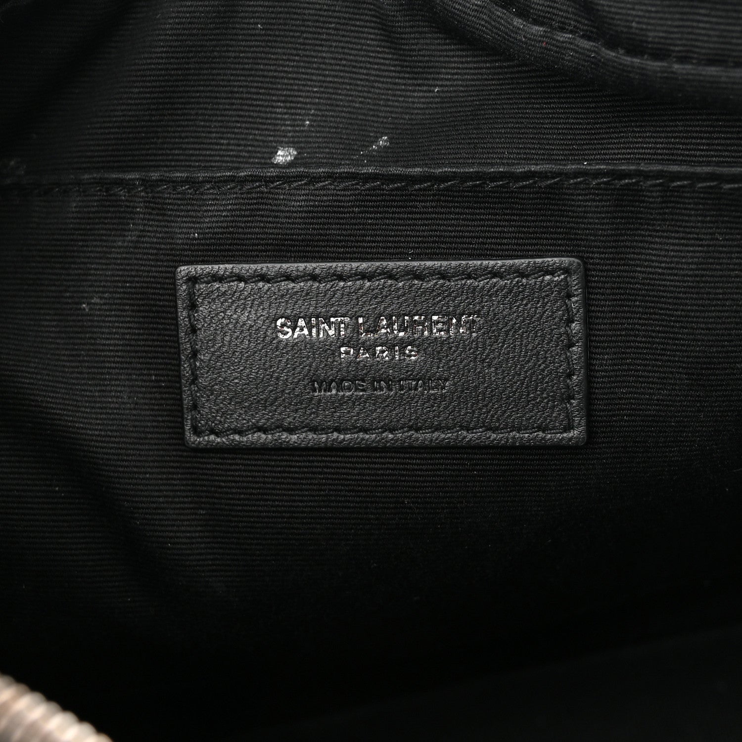 Saint Laurent Calfskin Matelasse Monogram Lou Camera Bag Black 6 of 13