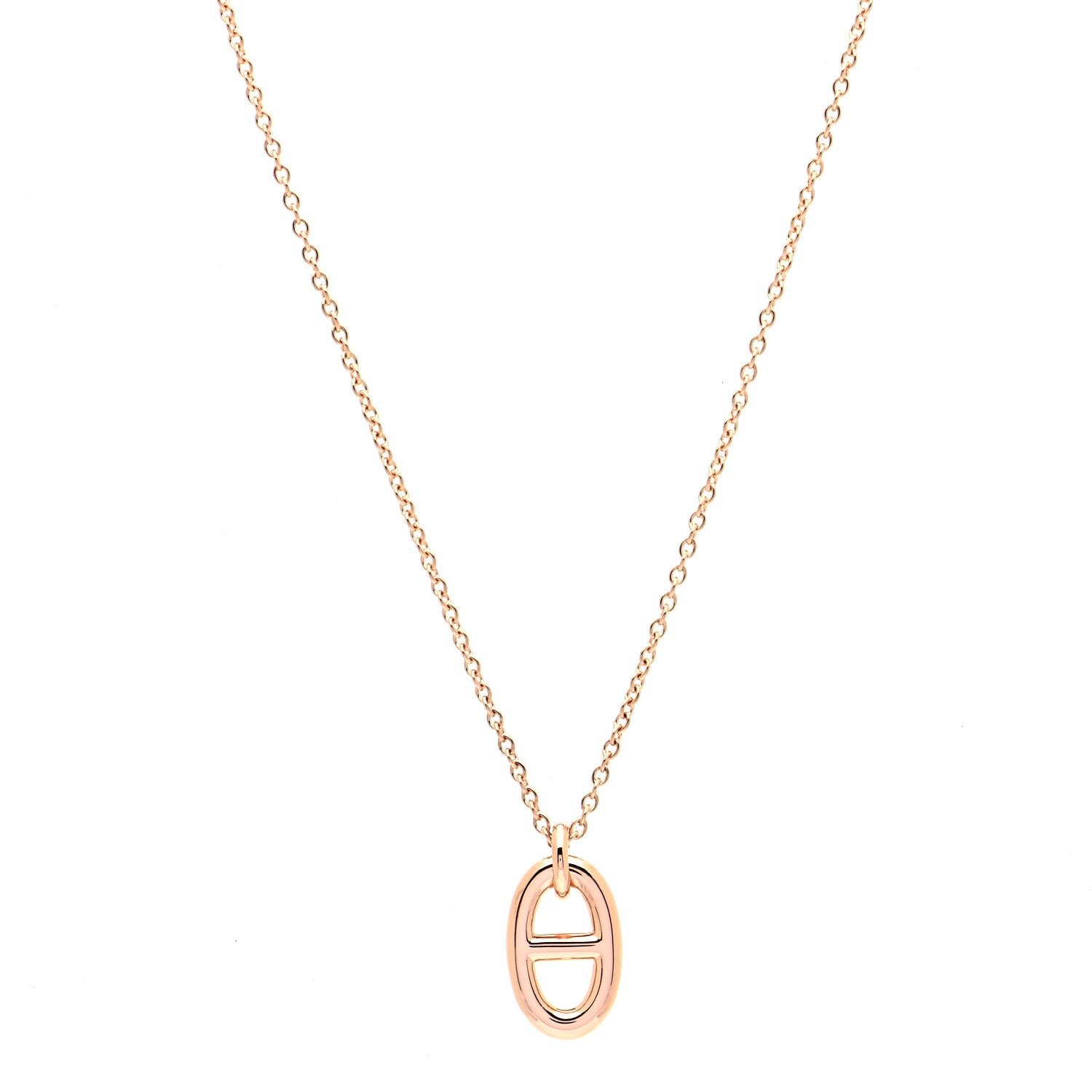 Hermes 18K Rose Gold PM Farandole Pendant Necklace 1 of 8