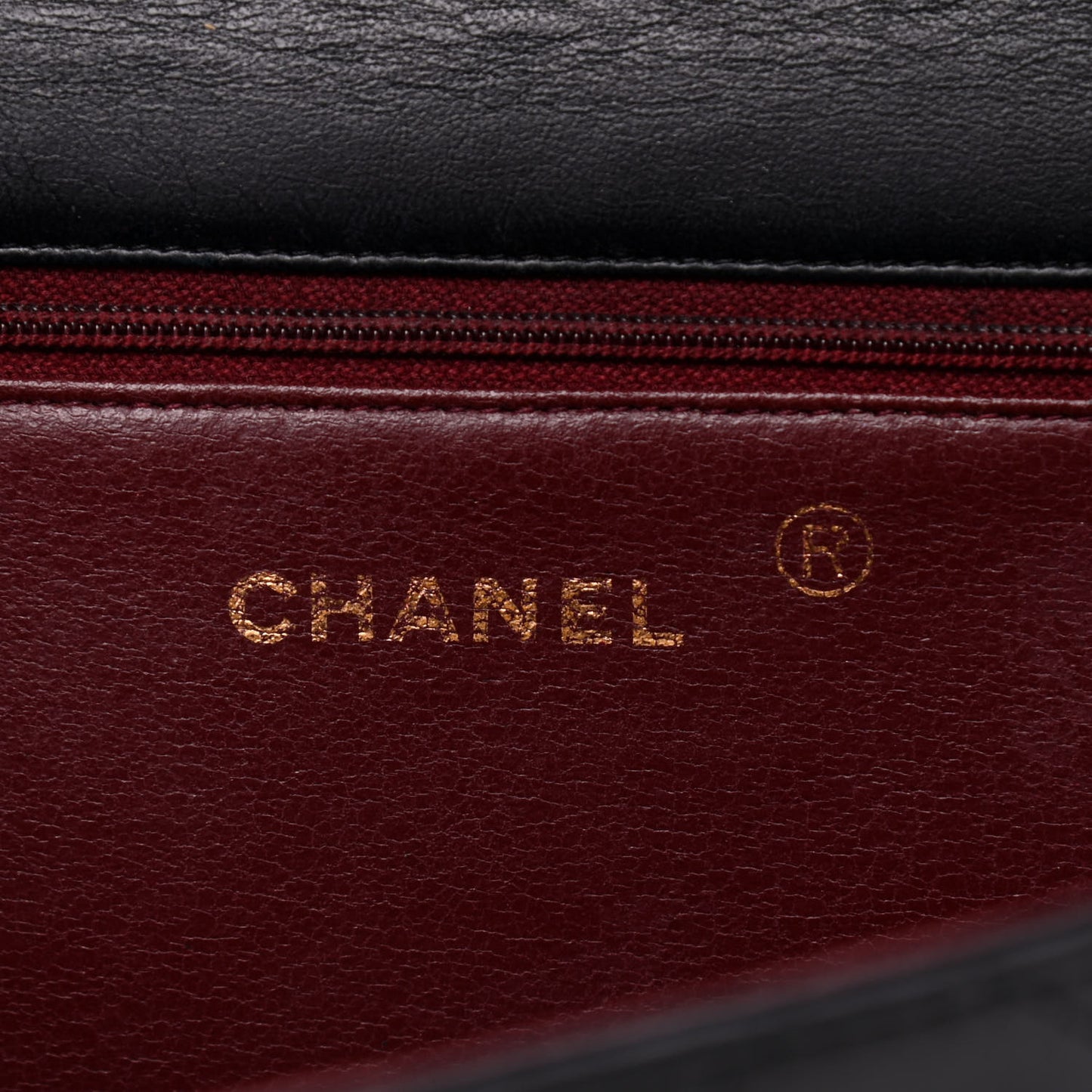 Lambskin Quilted Single Flap Black