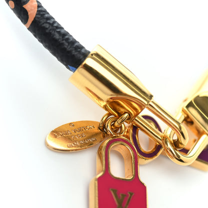 Louis Vuitton Monogram Multicolor Luck It Bracelet 19 Black 3 of 3