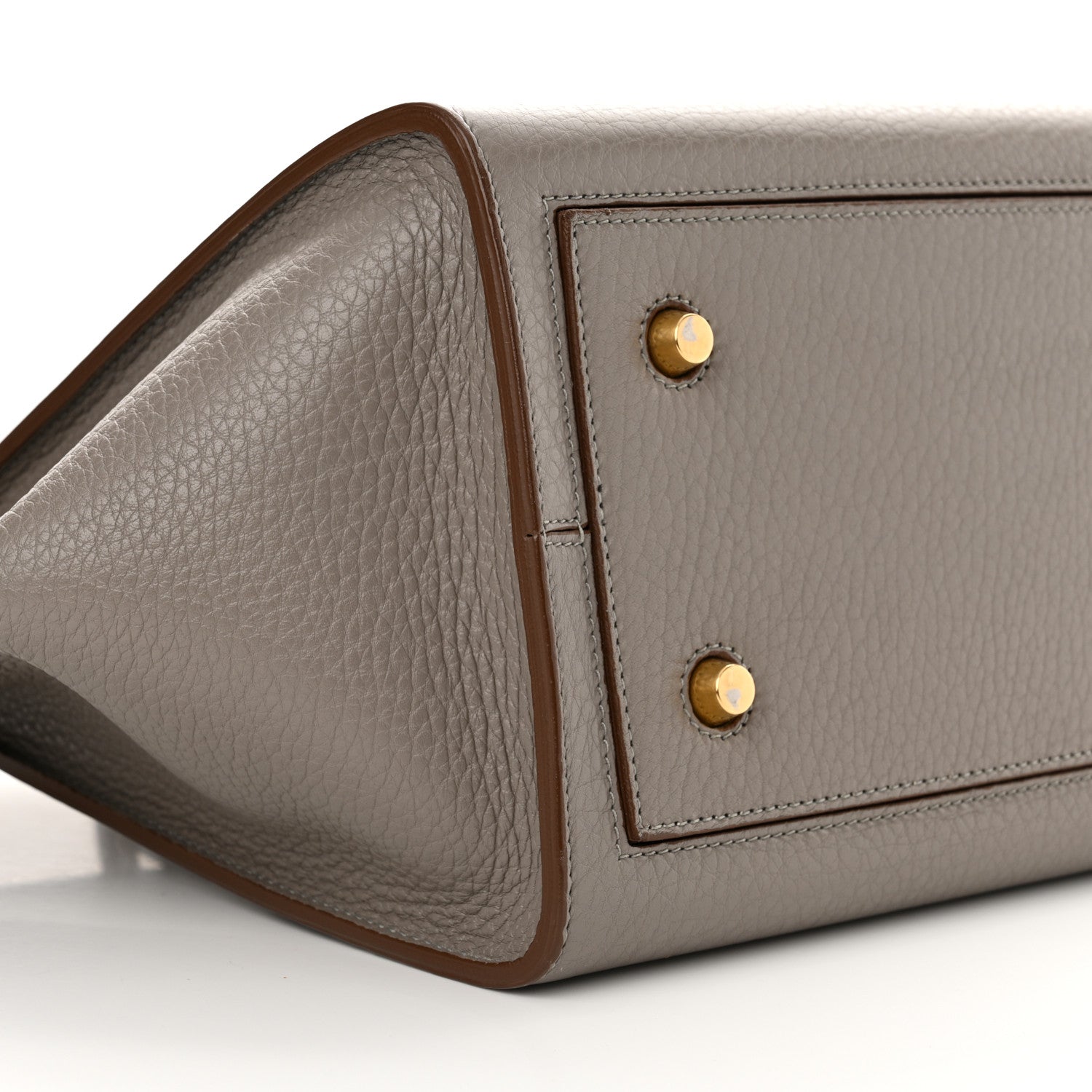 Celine Crisped Calfskin Mini Tie Knot Tote Medium Grey 8 of 10