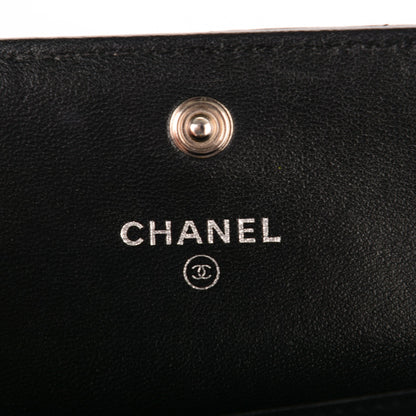 Chanel Lambskin Quilted Flap Card Holder Black 6 of 8