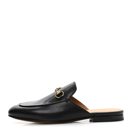 Gucci Calfskin Womens Princetown Slippers 37 Black 1 of 11