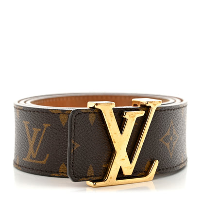 Louis Vuitton Monogram 40mm LV Initiales Belt 90 36 1 of 9