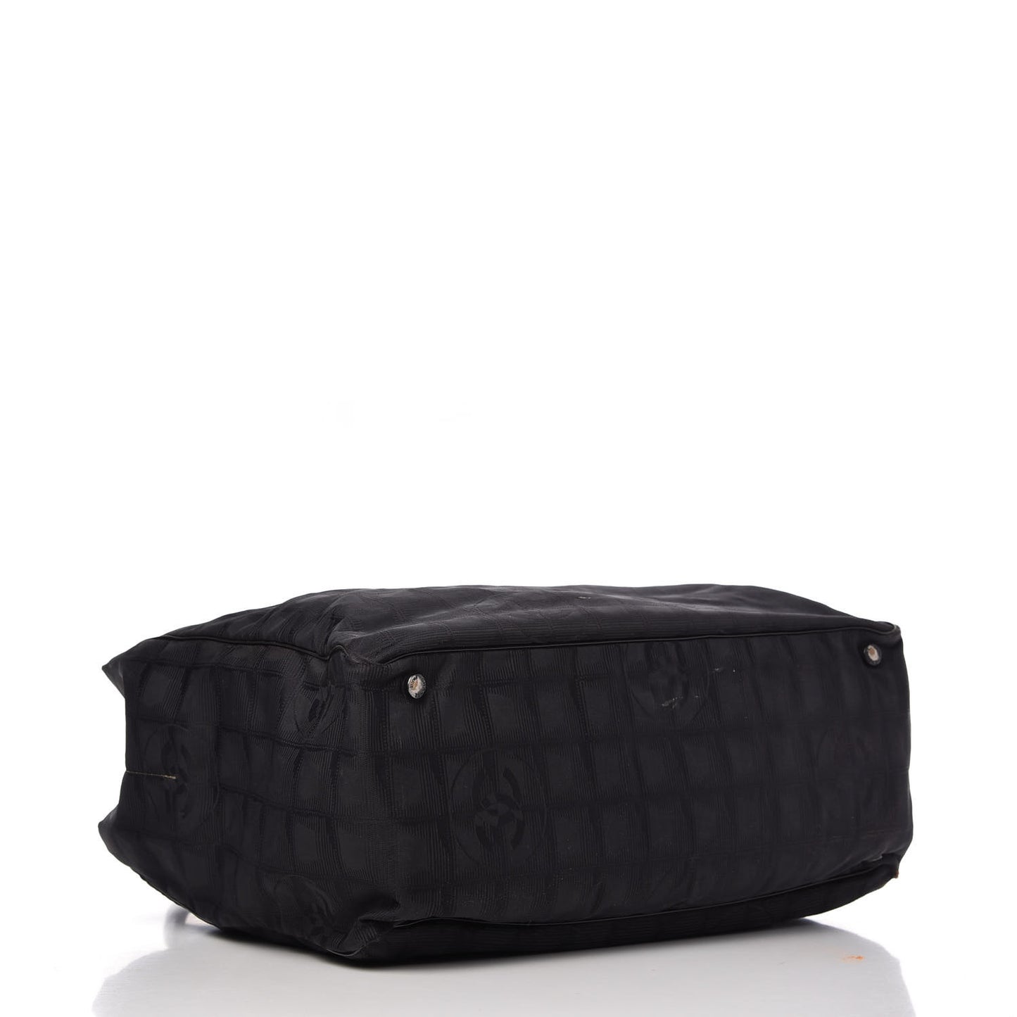 Nylon Medium Travel Tote Black