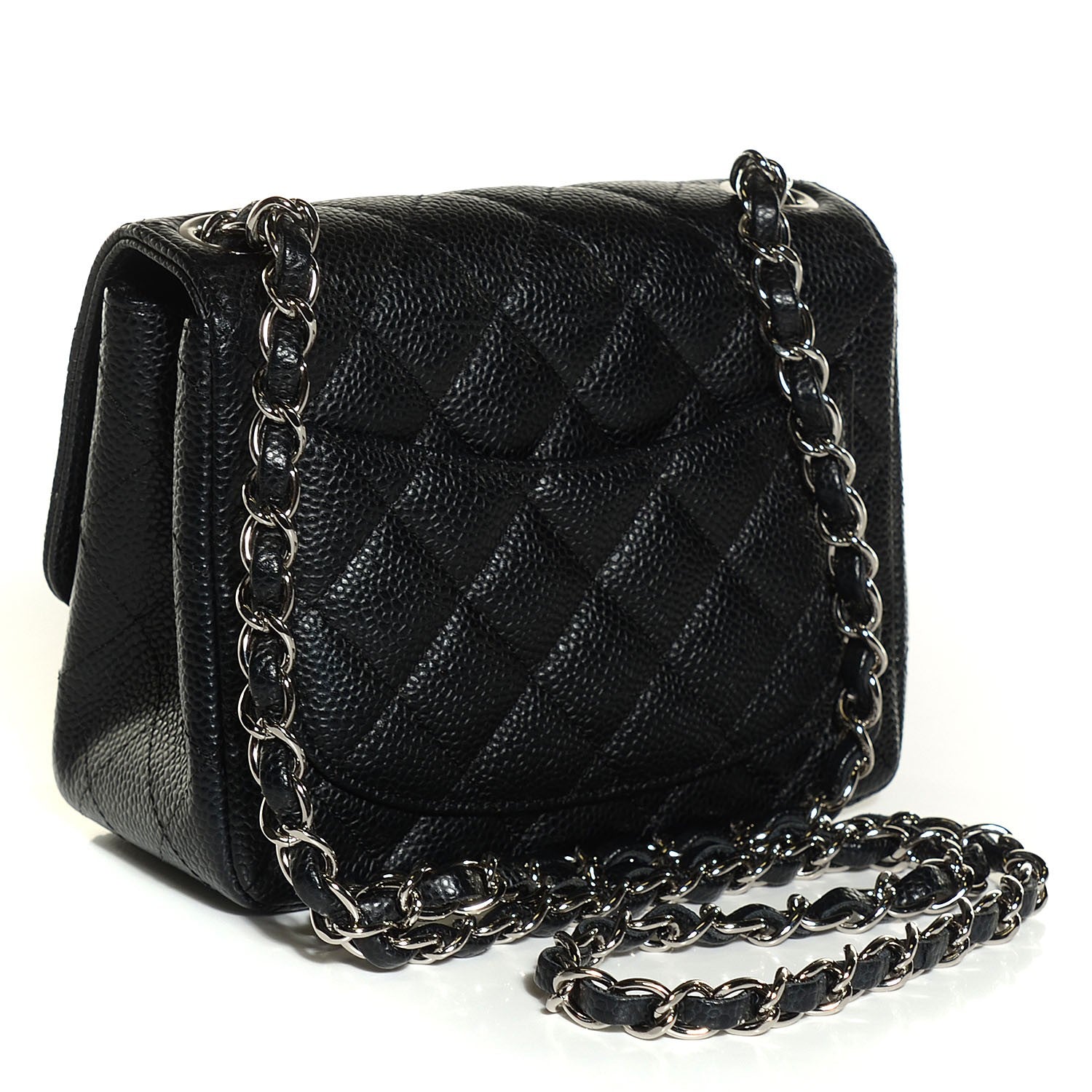 Chanel Caviar Quilted Mini Square Flap Black 3 of 8