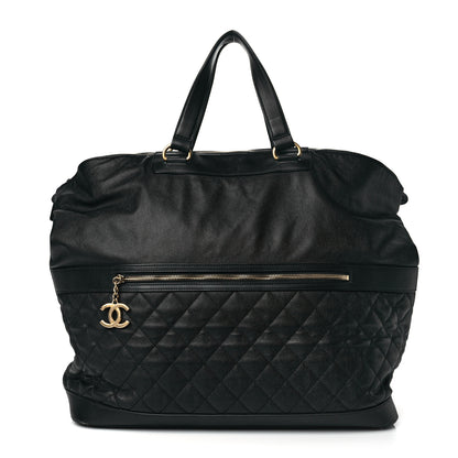 Chanel Caviar Quilted Weekender Bag Black 1 of 10
