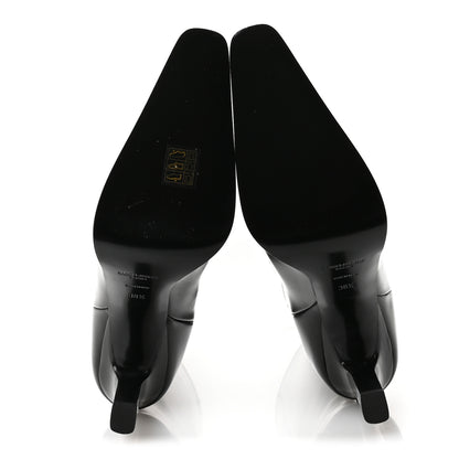 Saint Laurent Vitello Marilyn Nina 95 Knee High Boots 38.5 Black 6 of 10