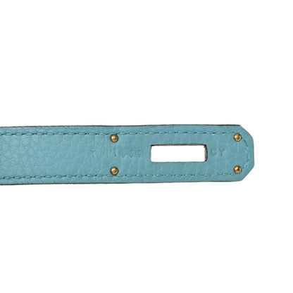 Hermes Taurillon Clemence Birkin 30 Bleu Saint Cyr 7 of 14