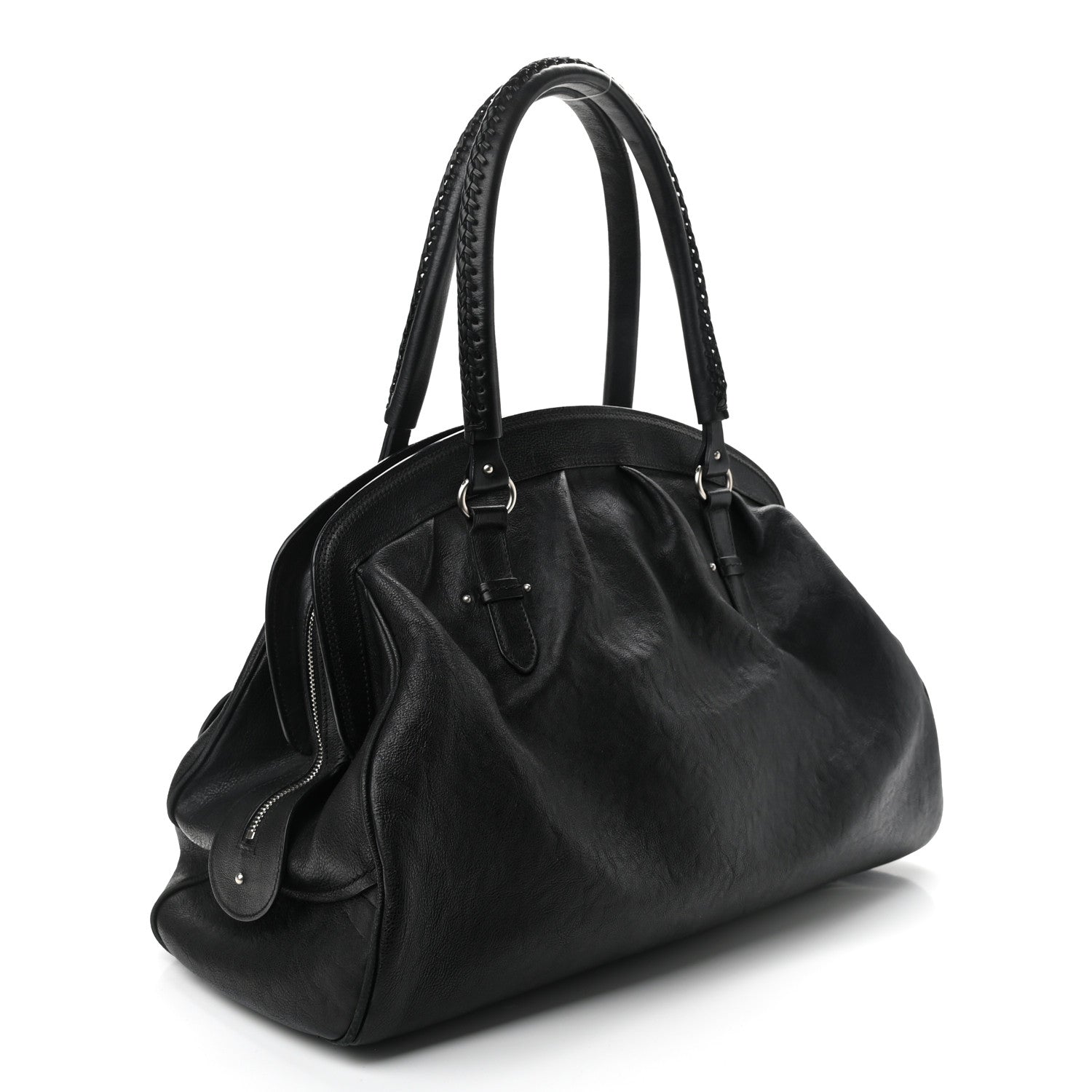 Christian Dior Calfskin My Dior Satchel Black 2 of 9