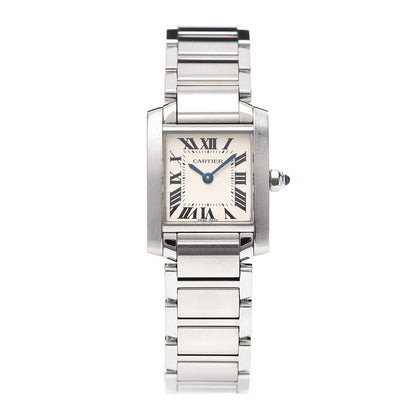 Cartier Stainless Steel 20mm Tank Francaise Quartz Watch 1 of 6