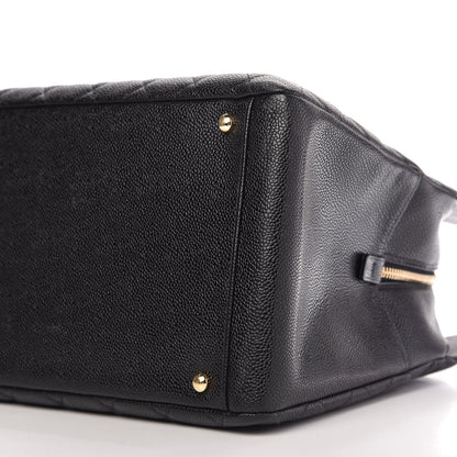 Chanel Caviar Quilted Grand Timeless Tote GTT Black 7 of 9