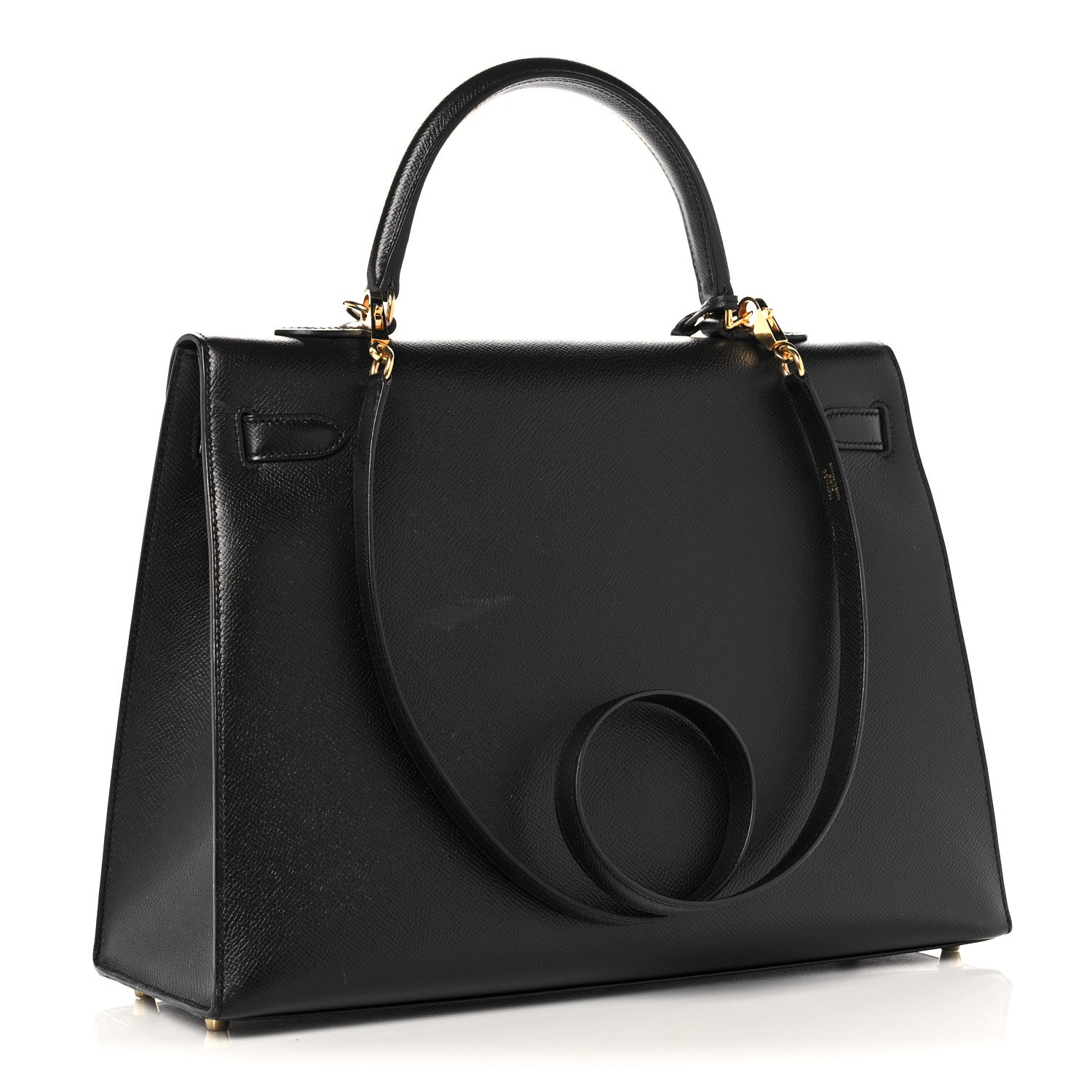 Hermes Epsom Kelly Sellier 35 Black 3 of 42