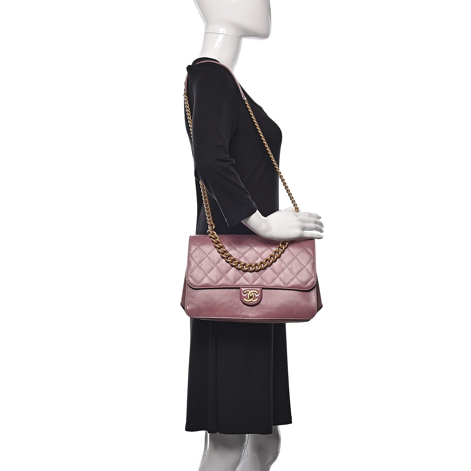 Gucci Pebbled Calfskin Vintage Web Medium Half Moon Hobo Black 4 of 8