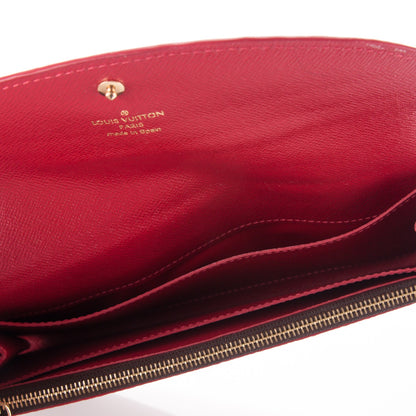 Louis Vuitton Damier Ebene Caissa Wallet Cherry 5 of 6