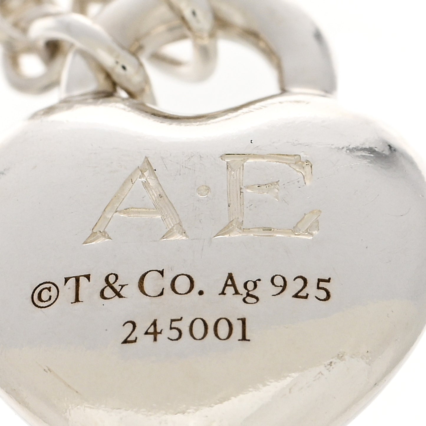 Sterling Silver Return To Tiffany Full Heart Chain Bracelet