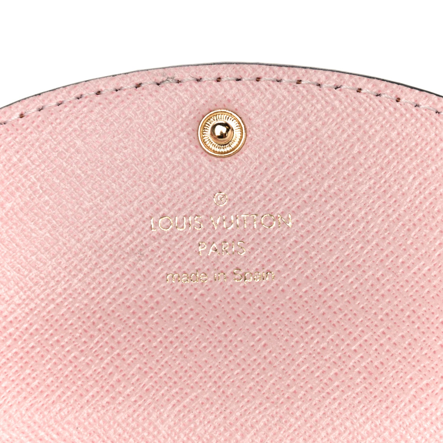 Louis Vuitton Damier Ebene Rosalie Coin Purse Rose Ballerine 6 of 10