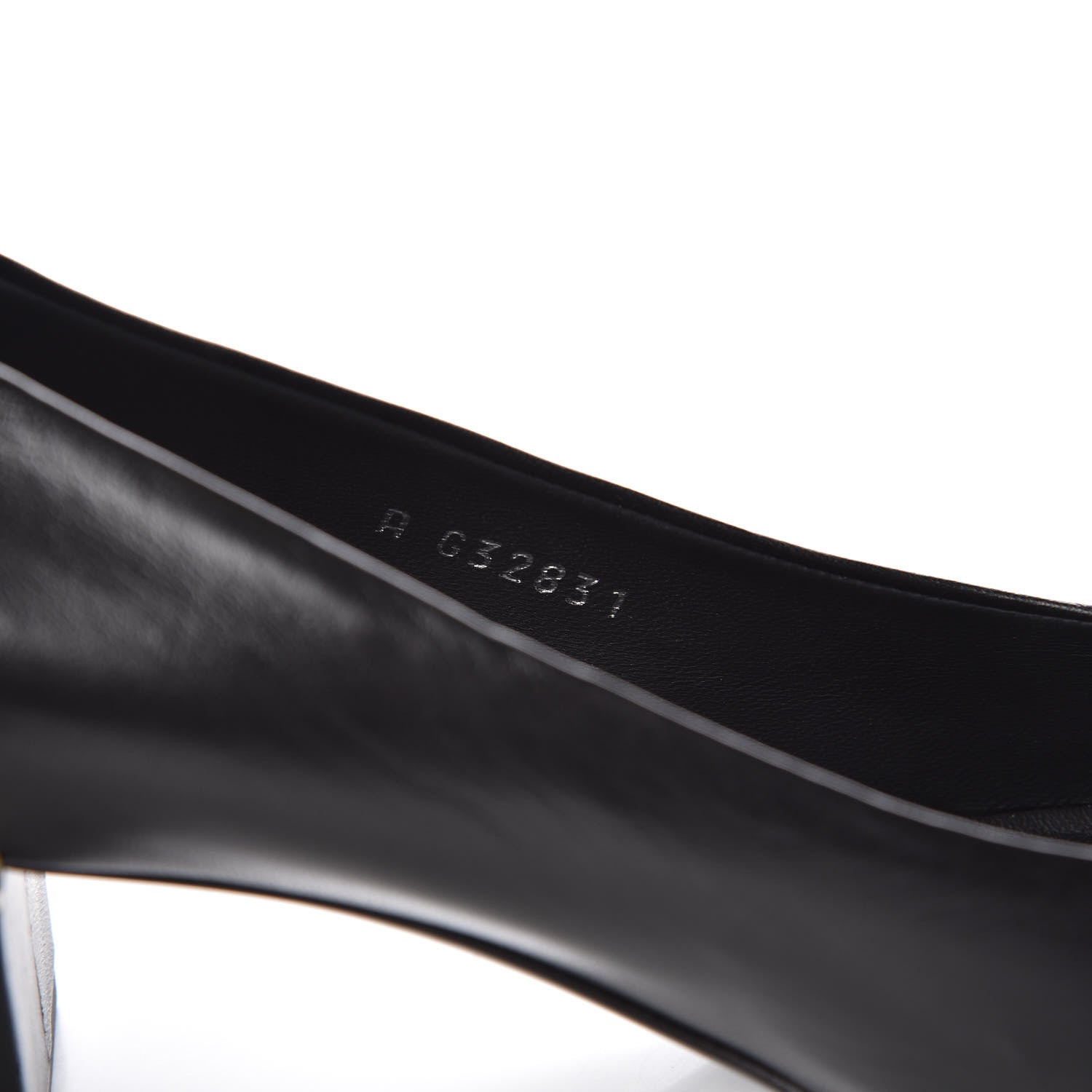 Chanel Lambskin Pearl Cap Toe Pumps 38.5 Black 8 of 10