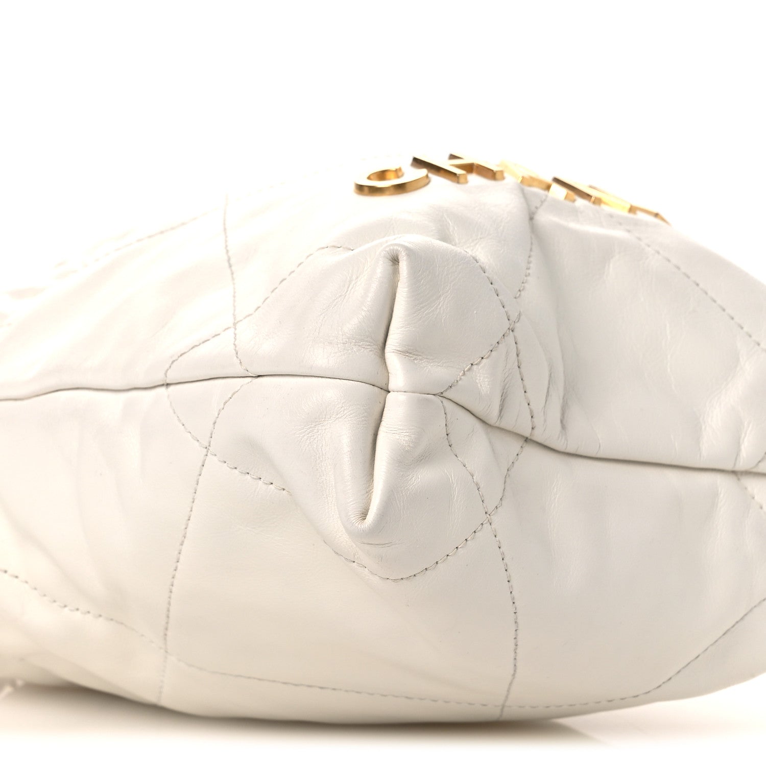 Chanel Shiny Calfskin Quilted Mini Chanel 22 White 16 of 19