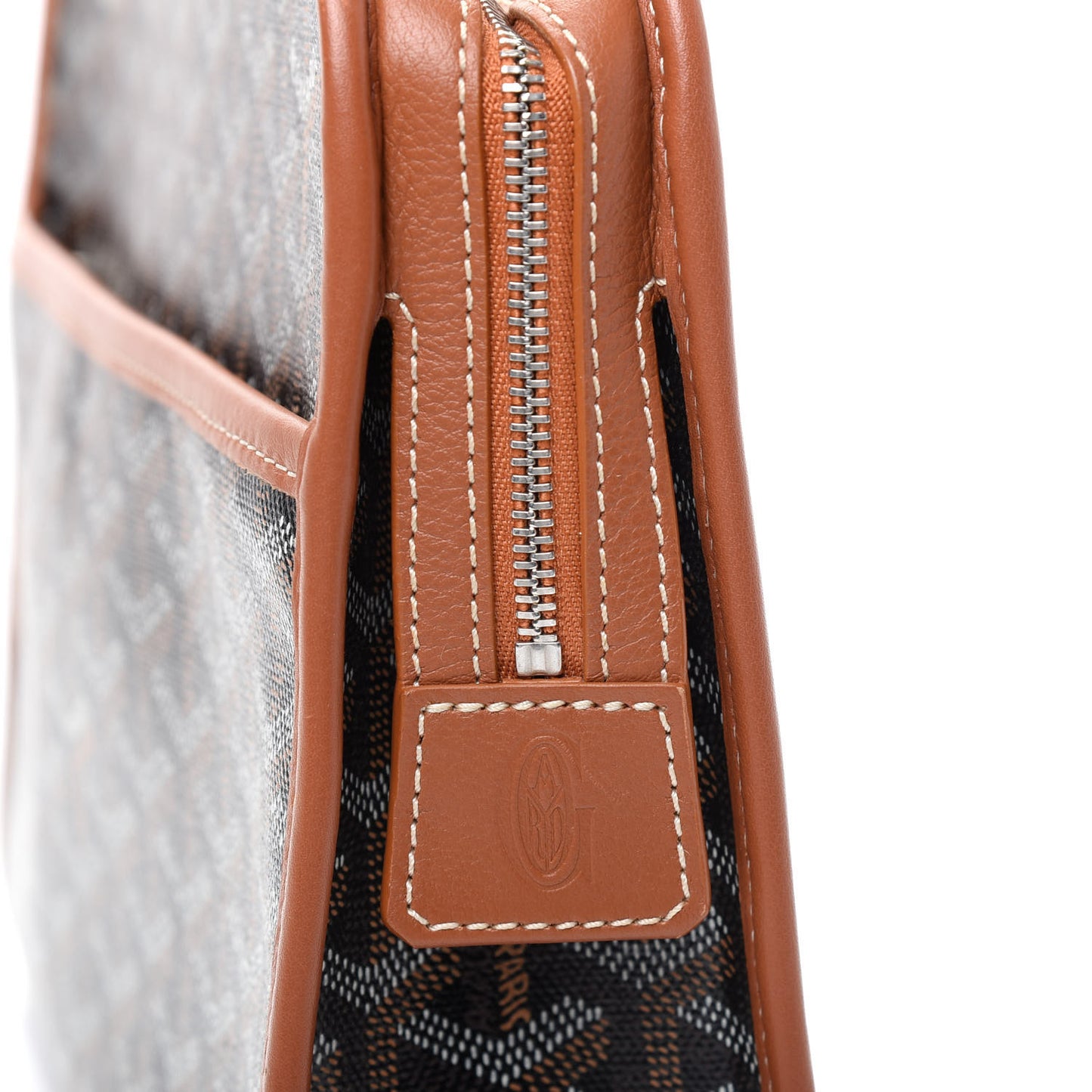 Goyardine Jouvence MM Toiletry Pouch Black Gold