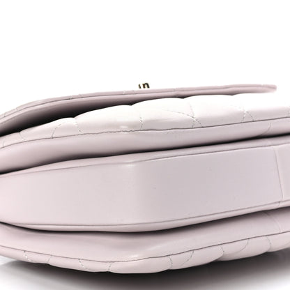 Chanel Lambskin Quilted Small Trendy CC Flap Dual Handle Bag Lilas Lilac 9 of 10