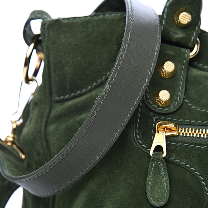Balenciaga Baby Daim Suede Giant 12 Gold Hardware Velo Vert Militaire 13 of 18