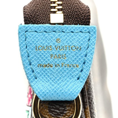 Louis Vuitton LOUIS VUITTON Monogram 2022 Christmas Animation Tokyo Mini Pochette Accessories Blue 6 of 8