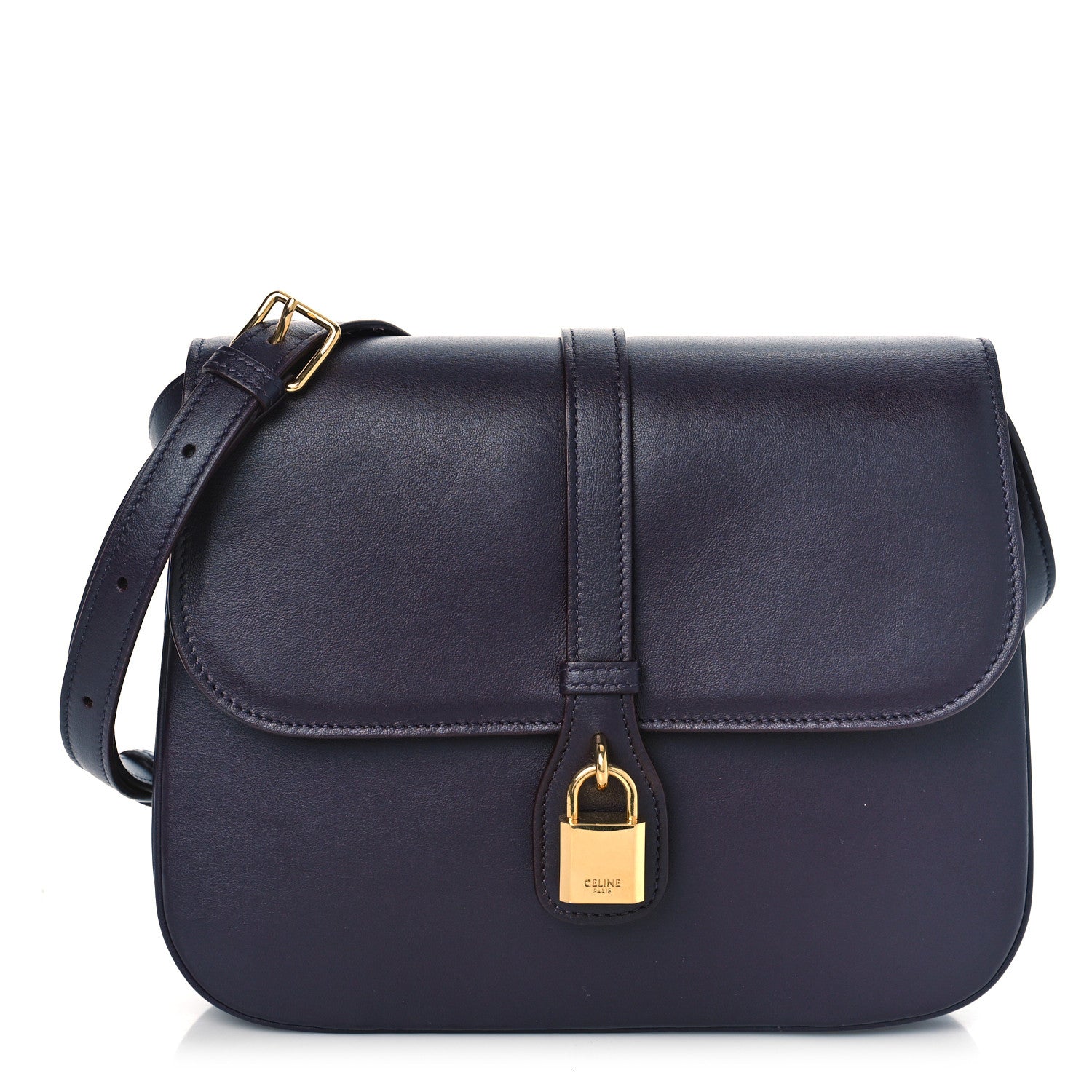 Celine Smooth Calfskin Medium Tabou Aubergine 1 of 9