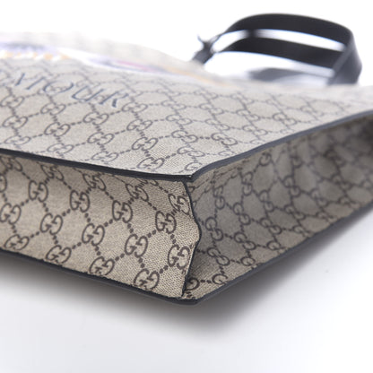 Gucci GG Supreme Monogram L'Aveugle Par Amour Print Vertical Tote Black 9 of 10