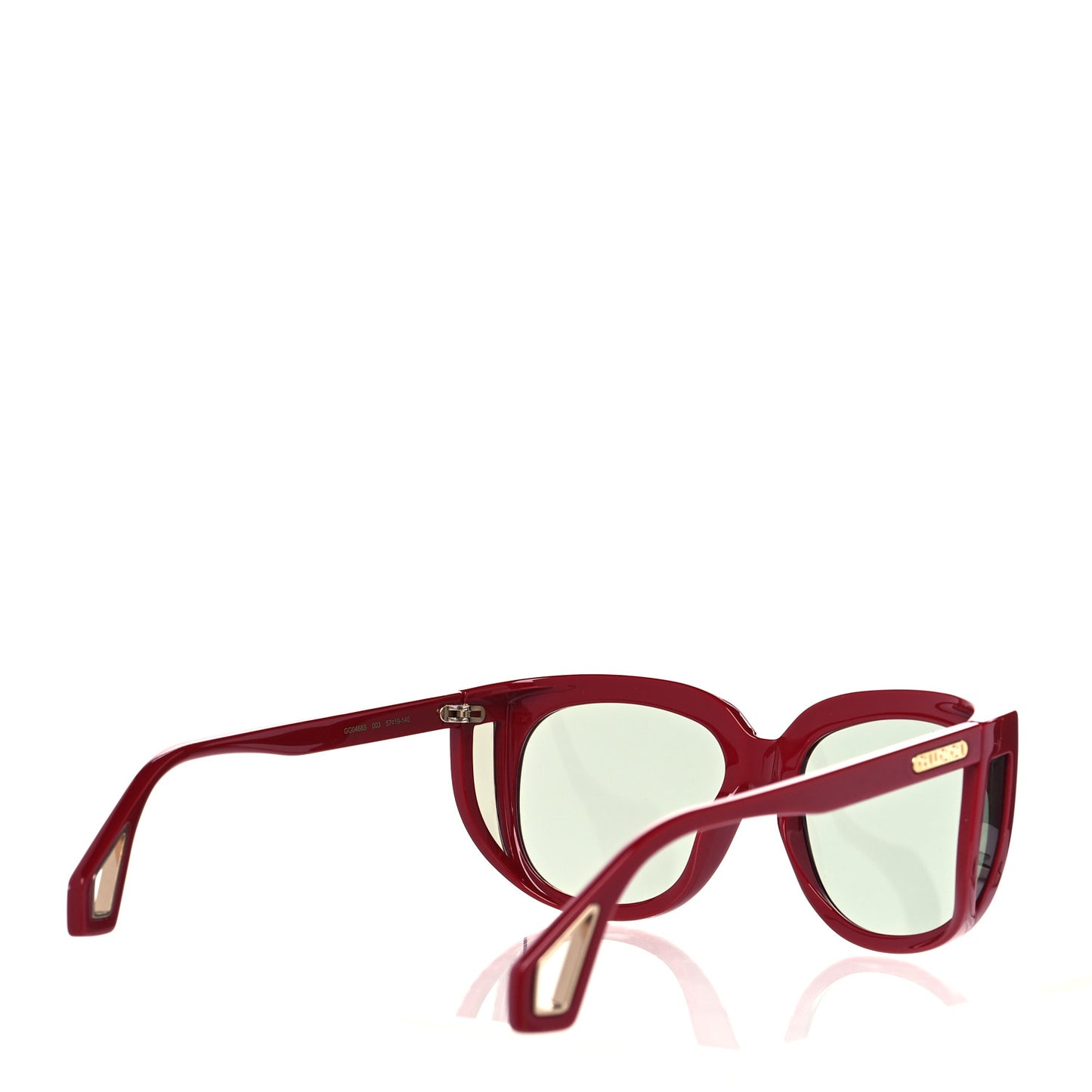 Square Frame GG0468S Sunglasses Red