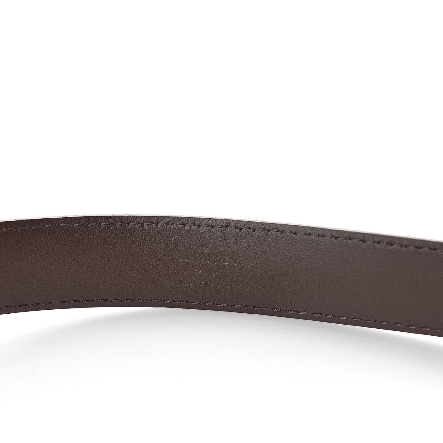 Mini Damier Ebene 25mm LV Initiales Belt 80 32