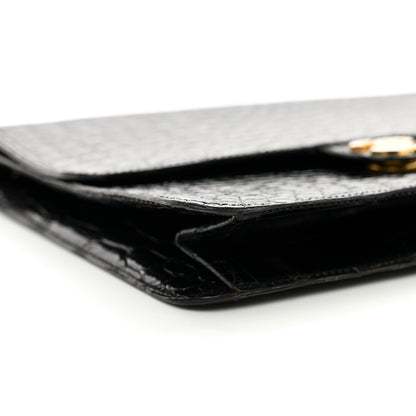 Chanel Shiny Crocodile Small Flap Black 8 of 13