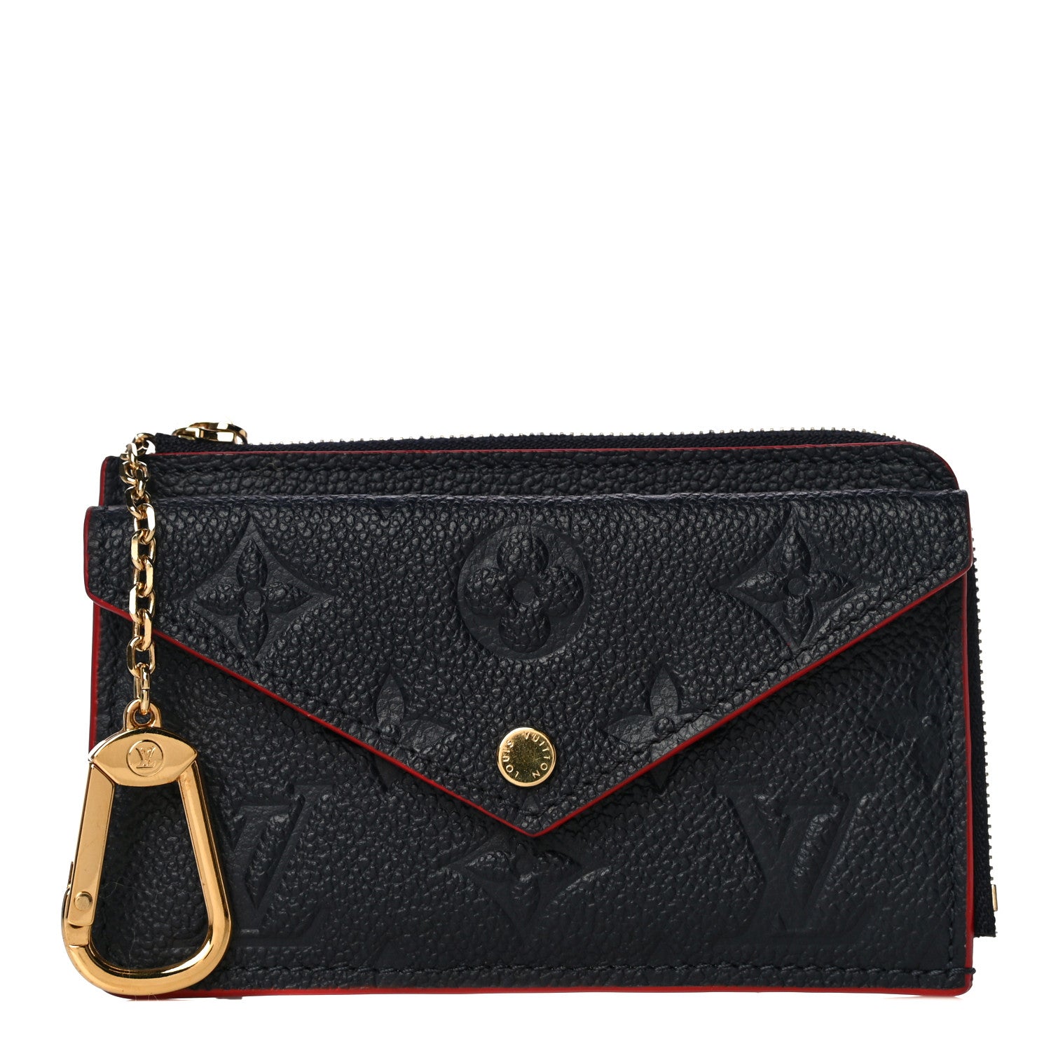 Louis Vuitton Empreinte Recto Verso Card Holder Marine Rouge 1 of 11