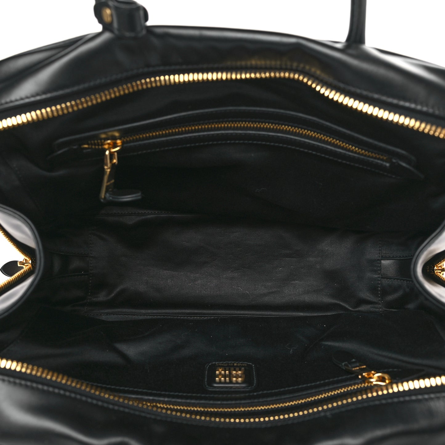 Soft Calf Softy Beau Top Handle Bag Black