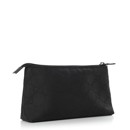 Gucci Nylon Monogram Cosmetic Pouch Black 3 of 9