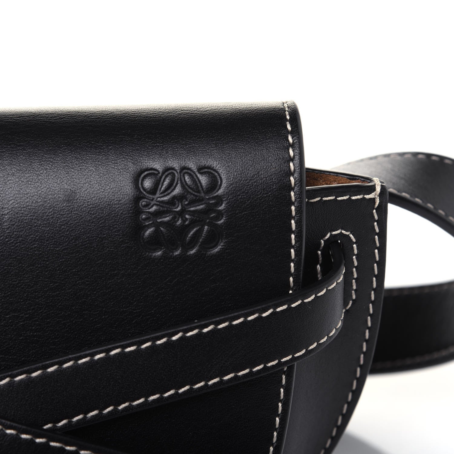 Loewe Calfskin Mini Gate Belt Bag Black 15 of 16