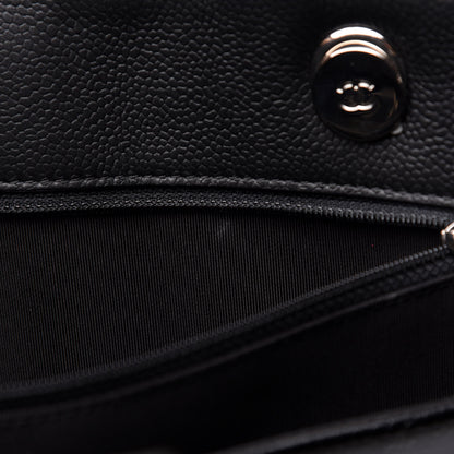 Chanel Caviar Quilted Large CC Box Shopping Tote Black 10 of 17