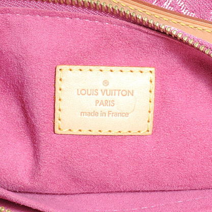 Louis Vuitton Denim Baggy GM Fuchsia 6 of 7
