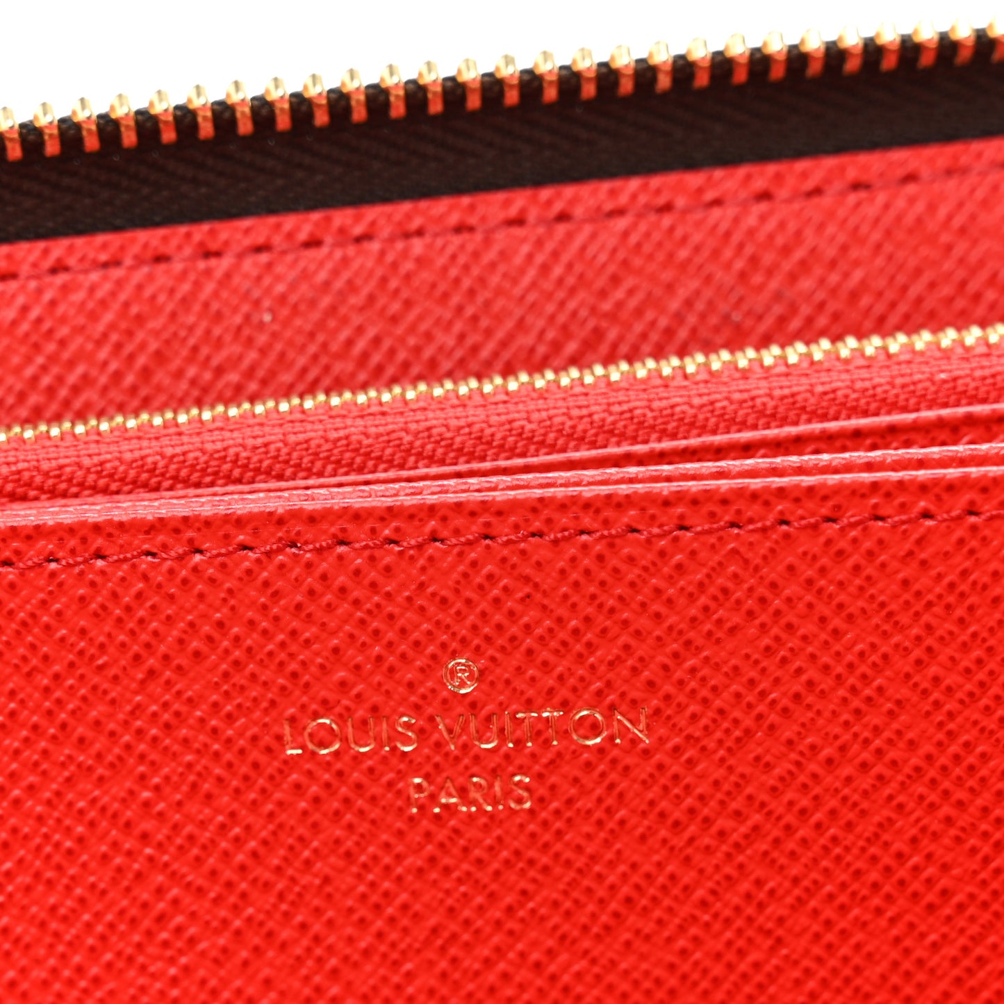 Monogram Zippy Wallet Coquelicot