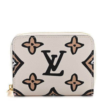 Louis Vuitton Monogram Giant Wild At Heart Zippy Coin Purse Creme 1 of 6