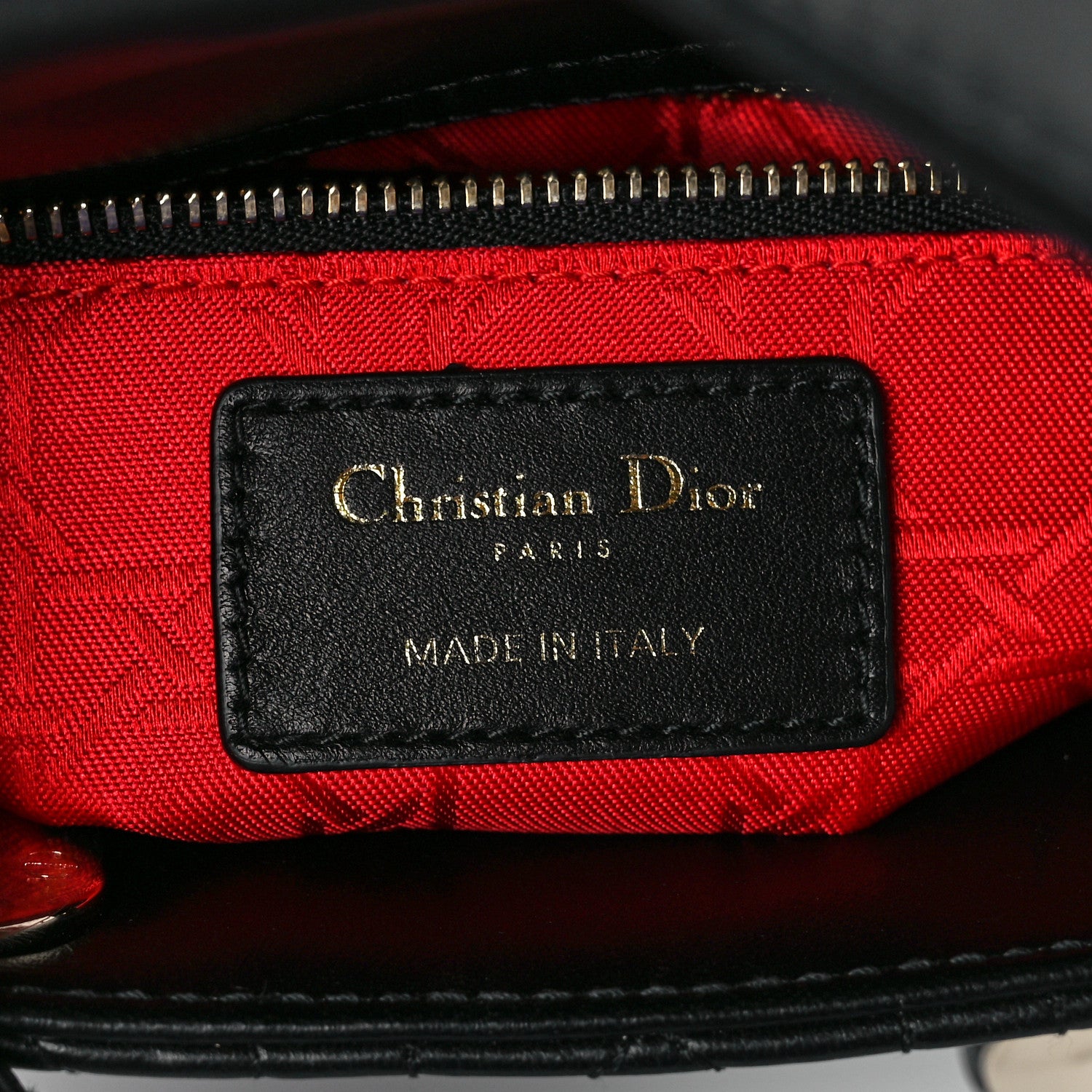 Christian Dior Lambskin Cannage Small My ABCDior Lady Dior Black 6 of 12