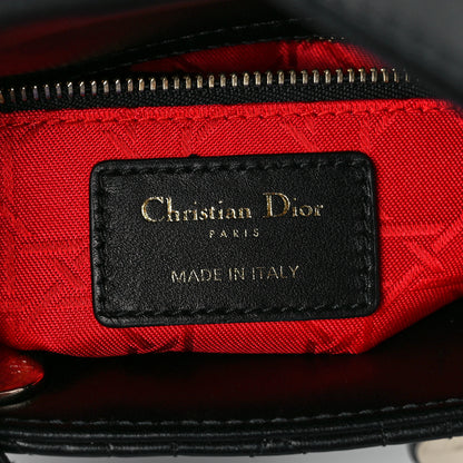 Christian Dior Lambskin Cannage Small My ABCDior Lady Dior Black 6 of 12