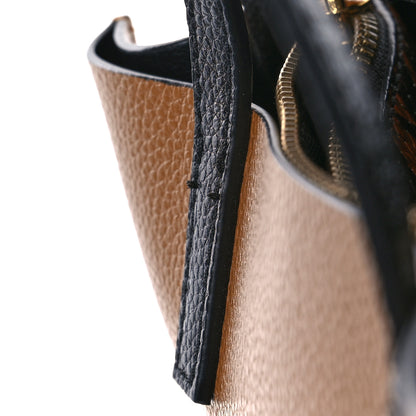 Marc Jacobs Calfskin Snakeskin Embossed Mini Grid Tote Bag Brown Butter Multicolor 13 of 15