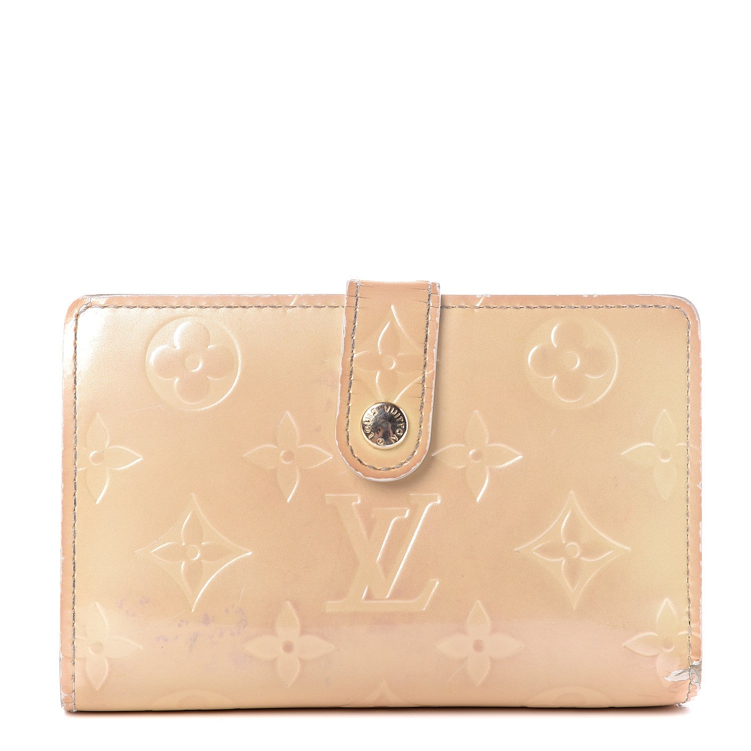 Louis Vuitton Vernis French Purse Wallet Marshmallow 1 of 10