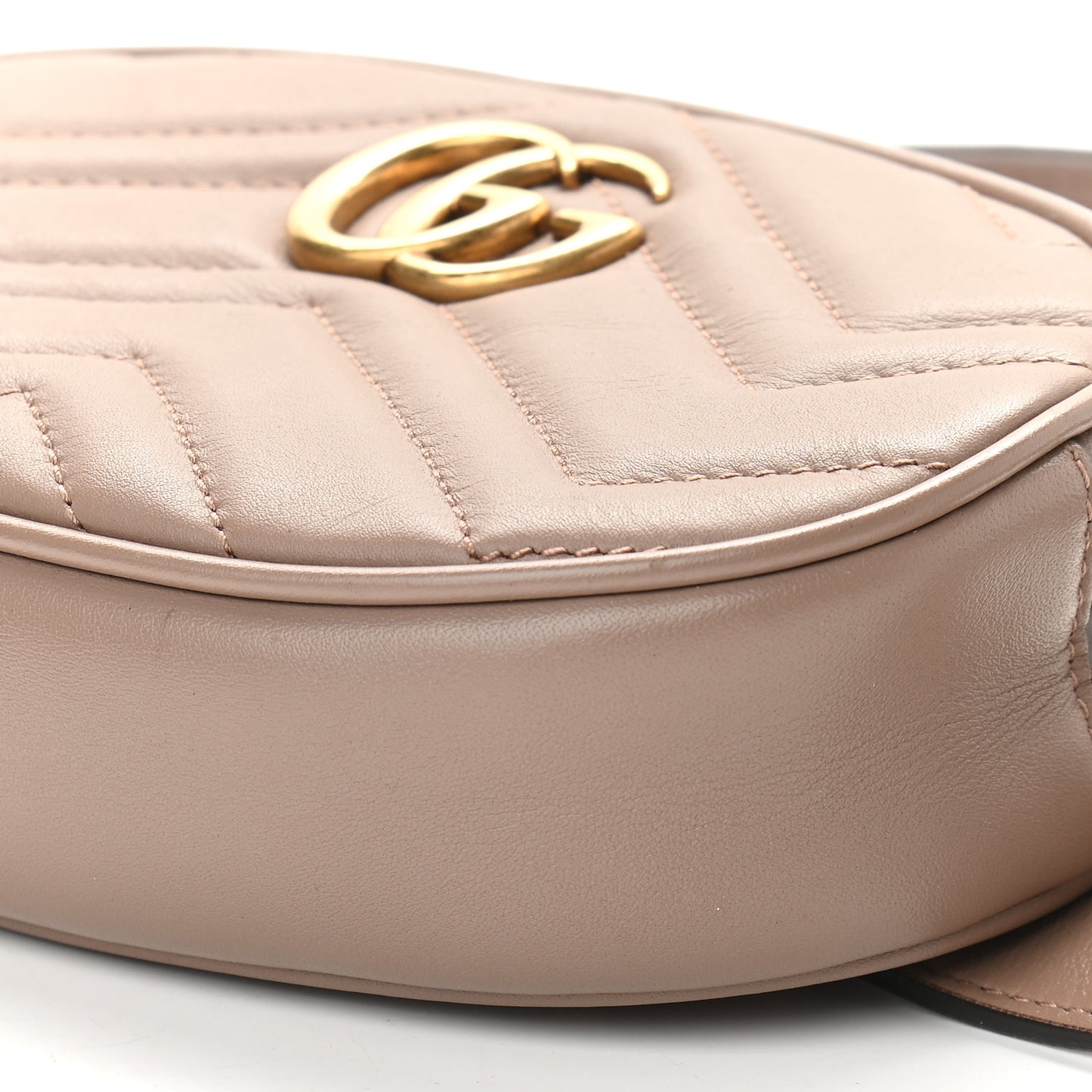 Calfskin Matelasse GG Marmont Belt Bag 95 38 Porcelain Rose